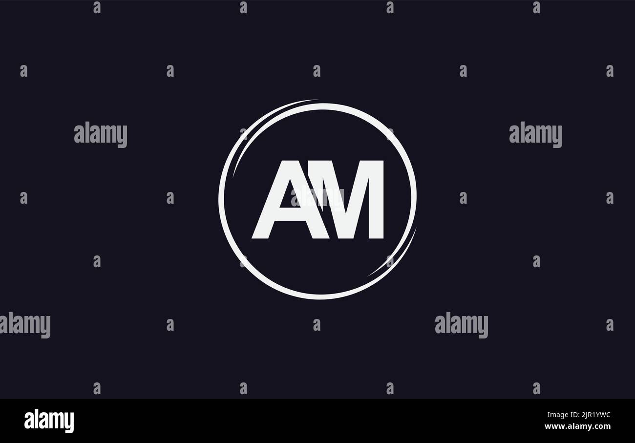 Simple circle and modern letter logo design vector for brand and ...