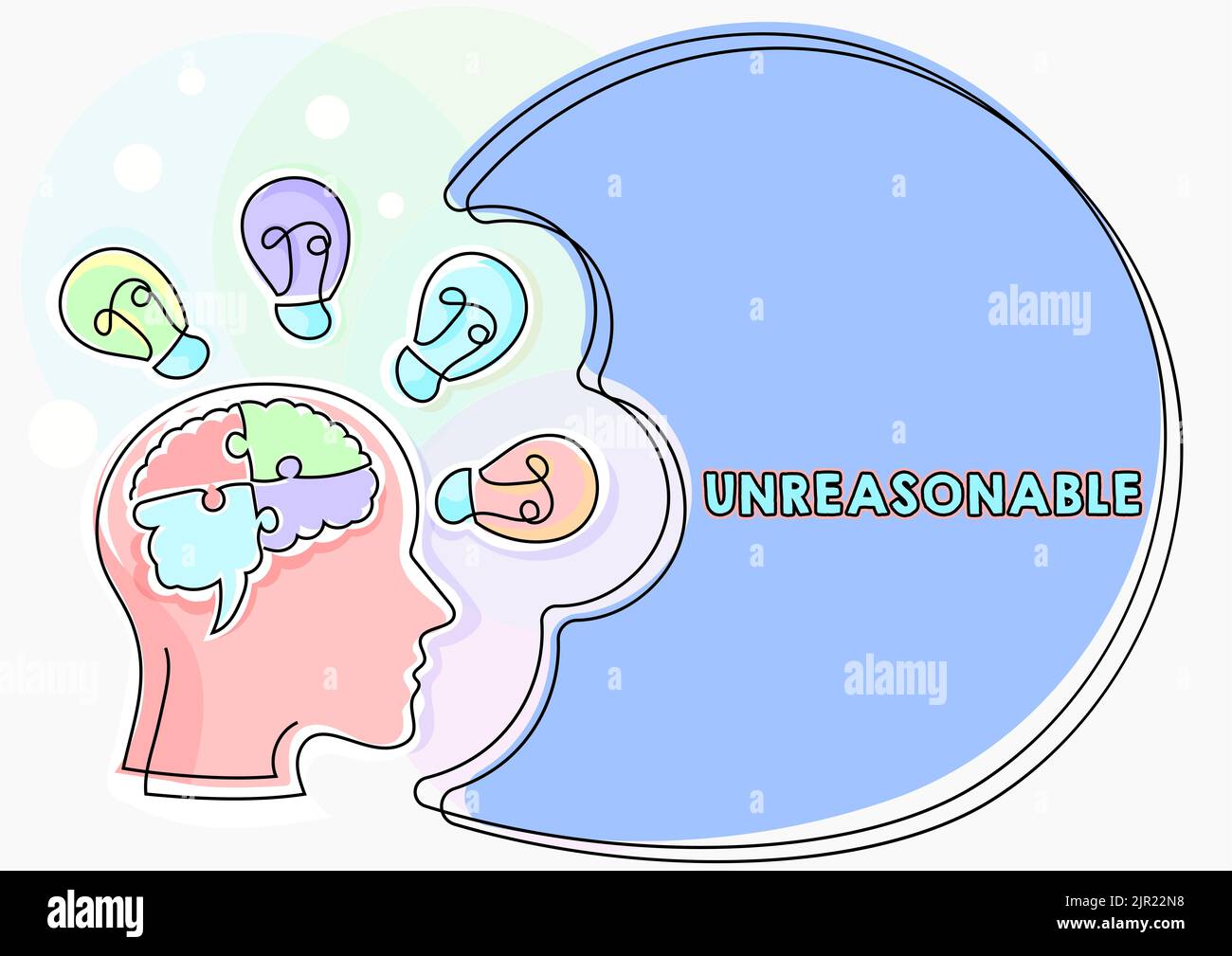 Writing displaying text Unreasonable. Word Written on Beyond the limits ...