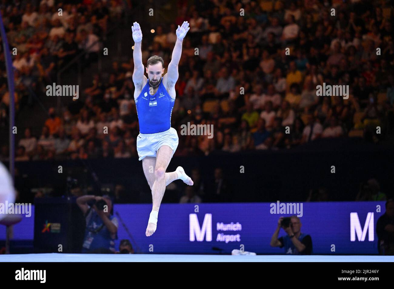 Munich, Germany, August 21, 2022, DOLGOPYAT Artem (ISR) floor during