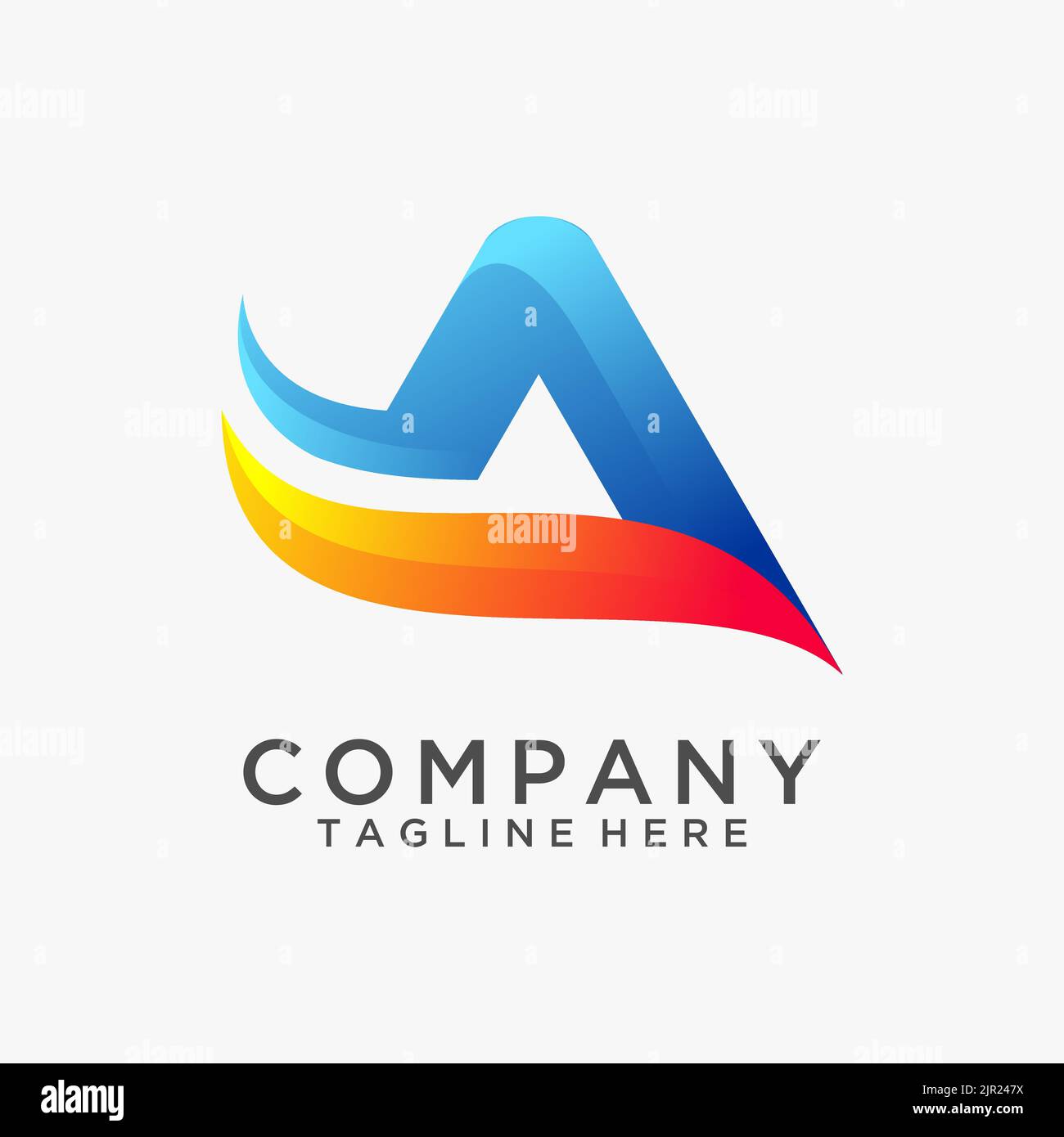 letter-a-modern-logo-design-stock-vector-image-art-alamy