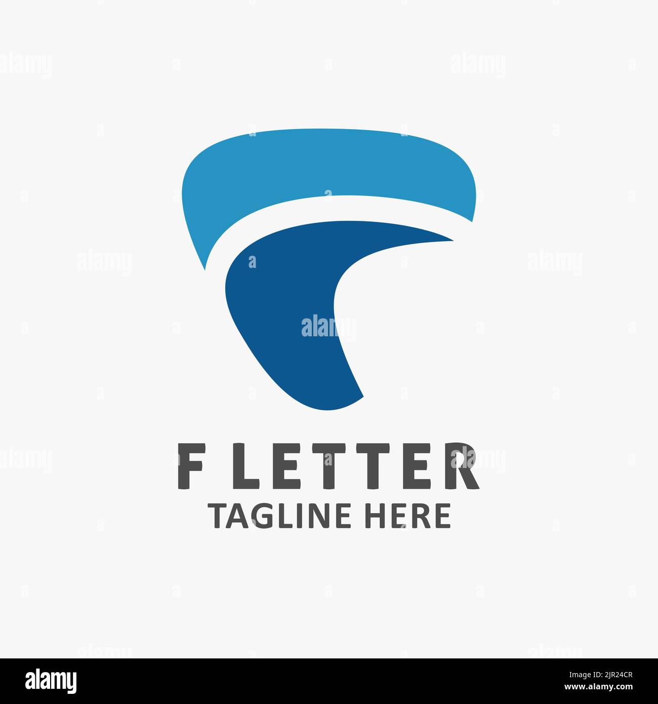 Letter F logo design Stock Vector Image & Art - Alamy