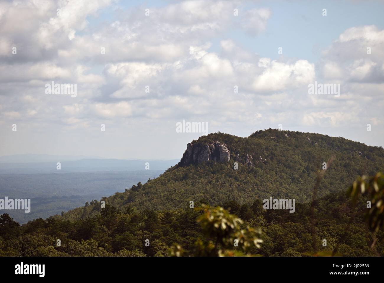 Hanging Rock overlook in the Sauratown Mountains in North Carolina