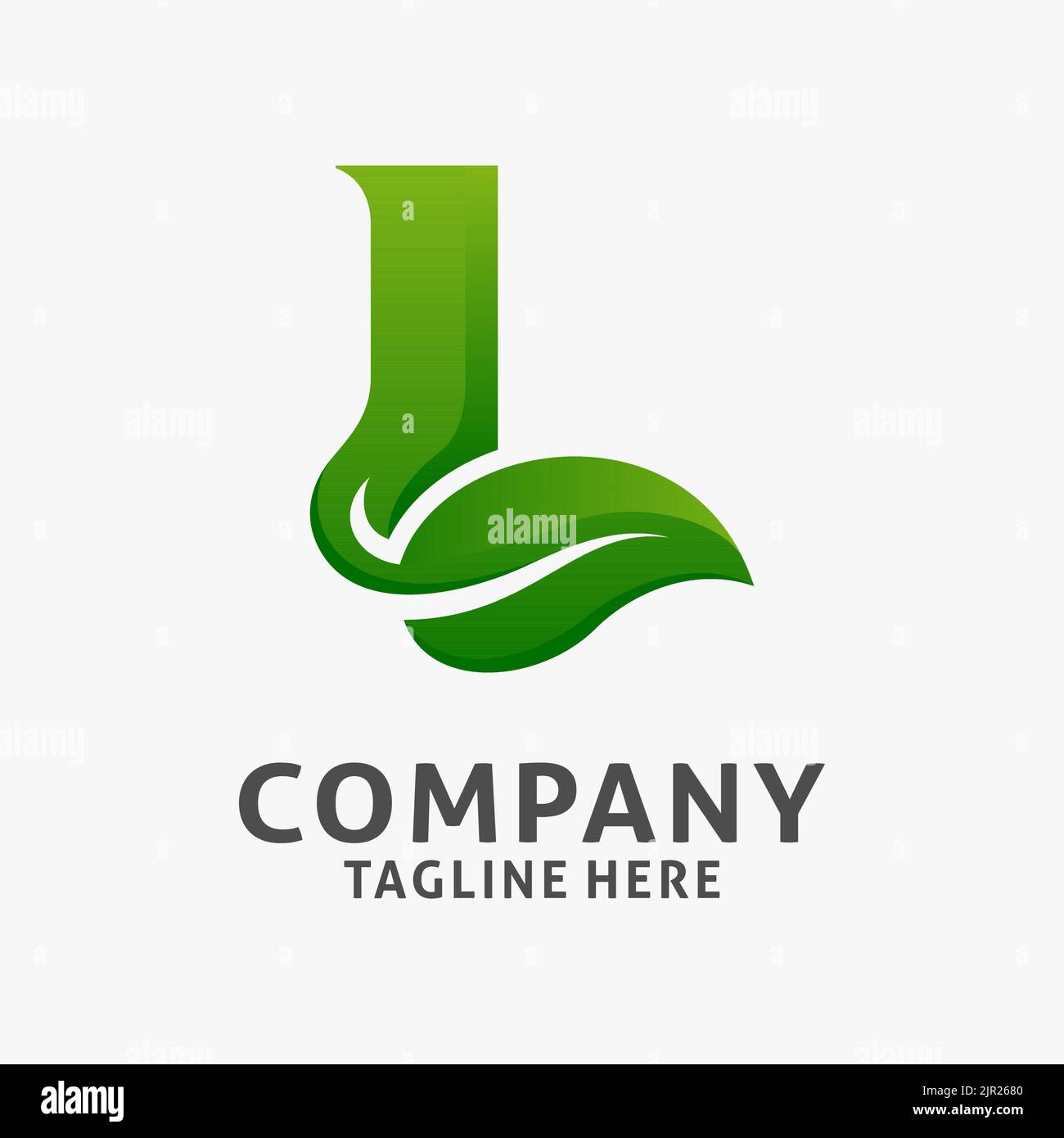 Letter L leaf logo design Stock Vector Image & Art - Alamy