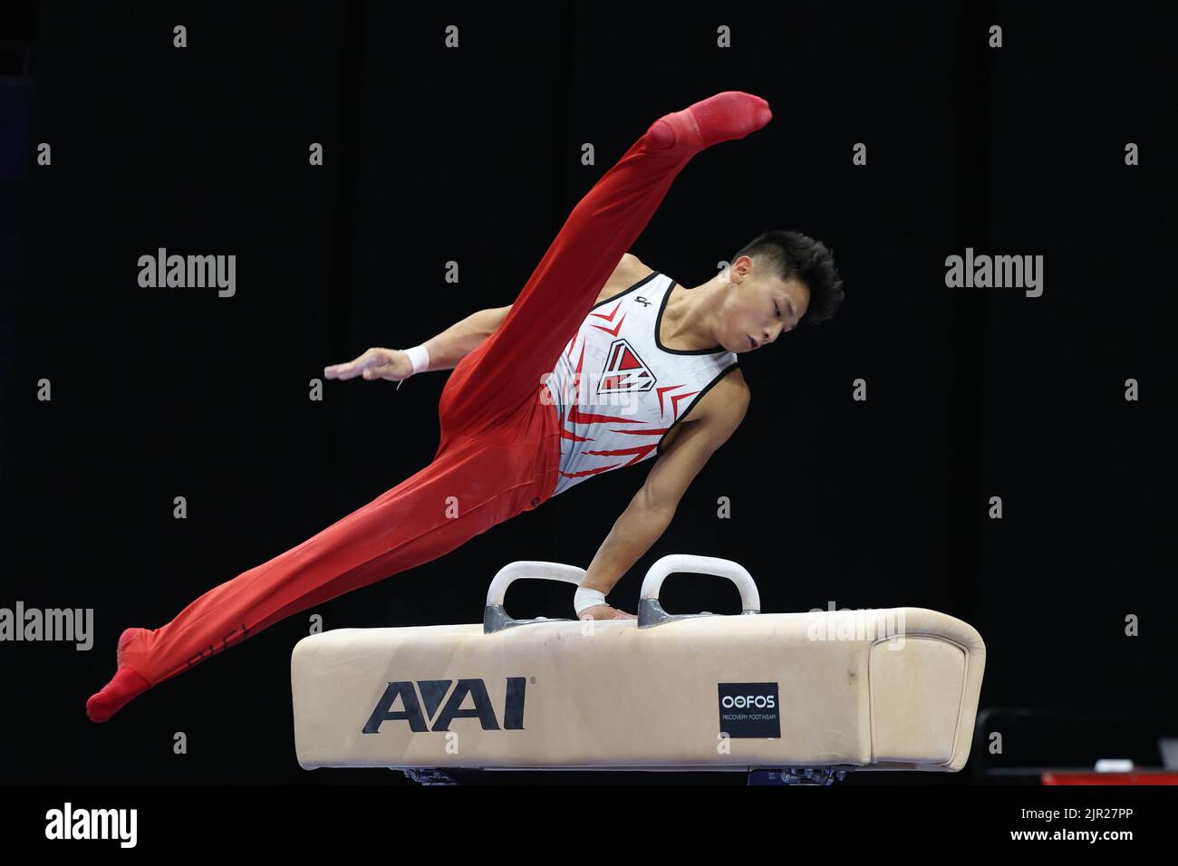 August 20, 2022 Yul Muldauer (5280 Gymnastics) competes during the