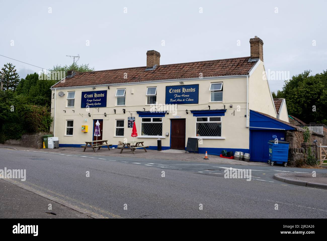 The Cross Hands, Winterbourne Down, Bristol (Aug22) Stock Photo