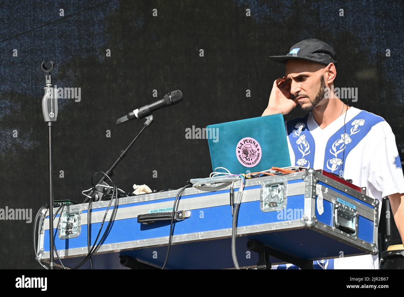 London, UK. 21 August 2022. Queralt Lahoz "the spanish wave"performs at