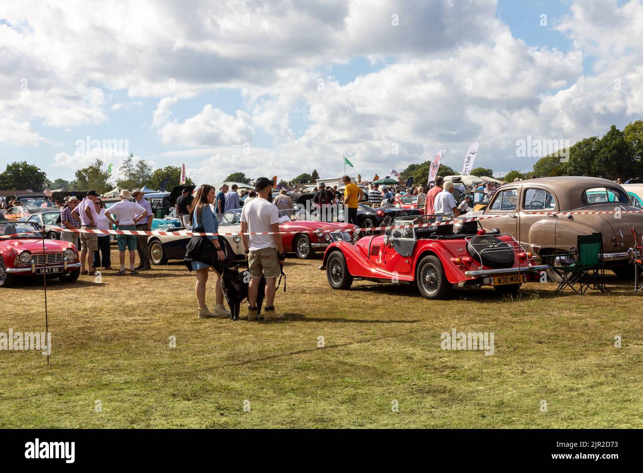 Capel vintage car show, Surrey , England Stock Photo