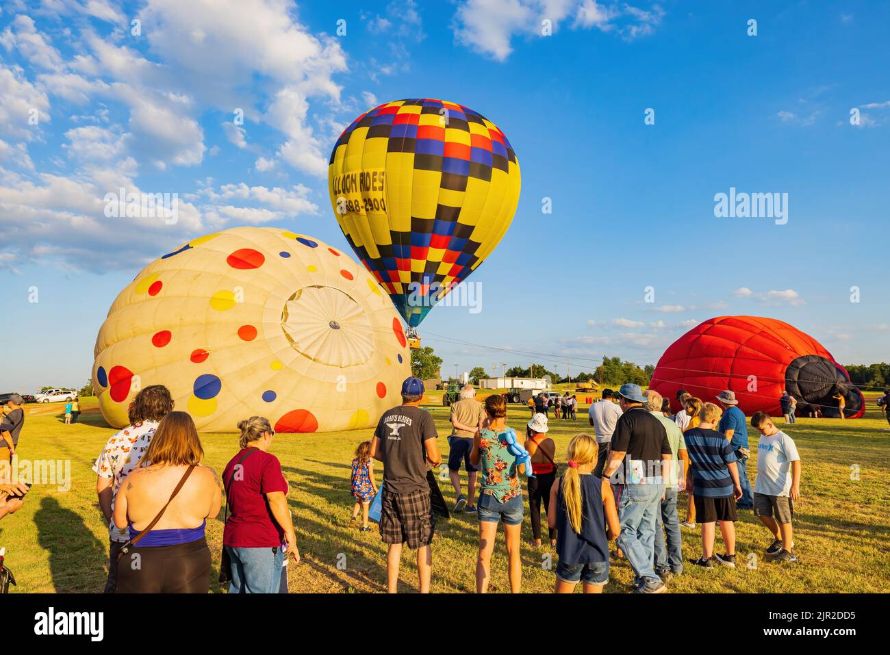 Tethered balloon people hi-res stock photography and images - Alamy