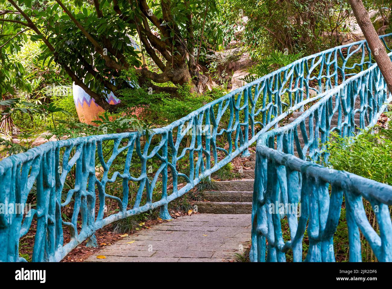 Curated visual reference: Did Recreational Walk Reference: Recreational Uphill Stair Walk In The Park Stock Photo