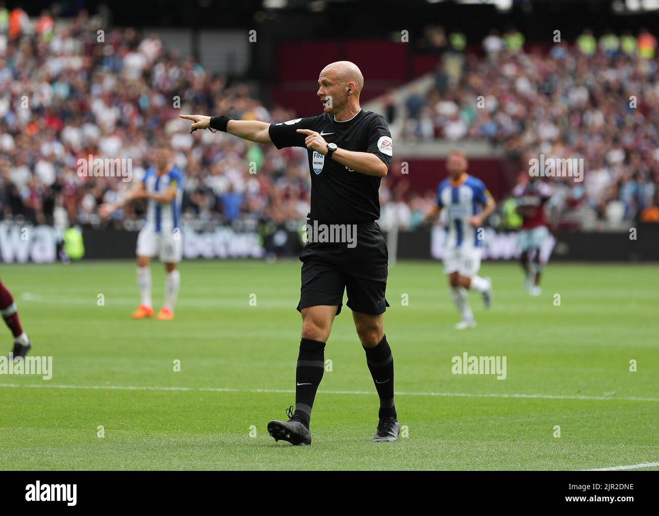 London Stadium, London, UK. 21st Aug, 2022. Premier League football