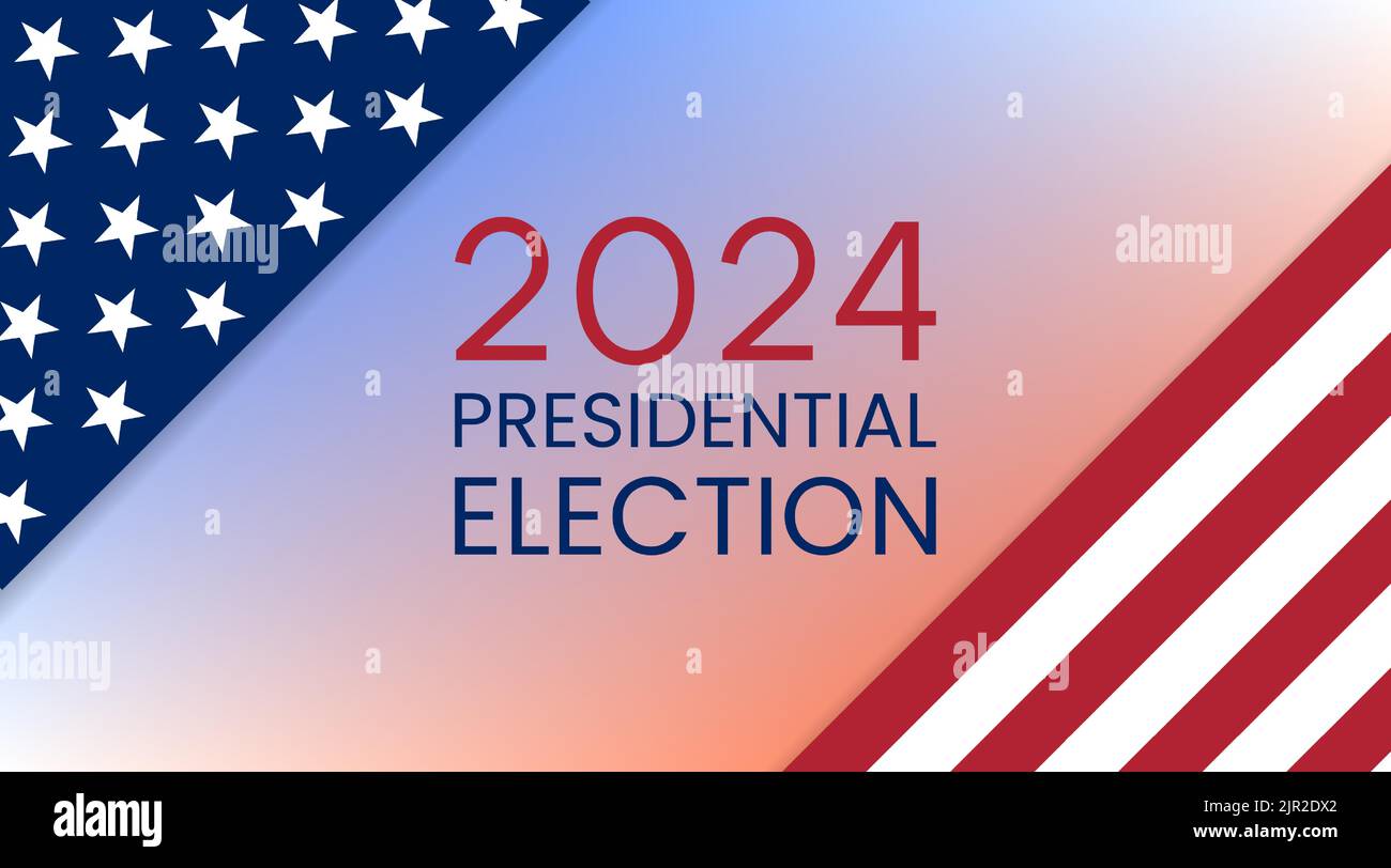 United States of America Presidential Election 2024. Vector