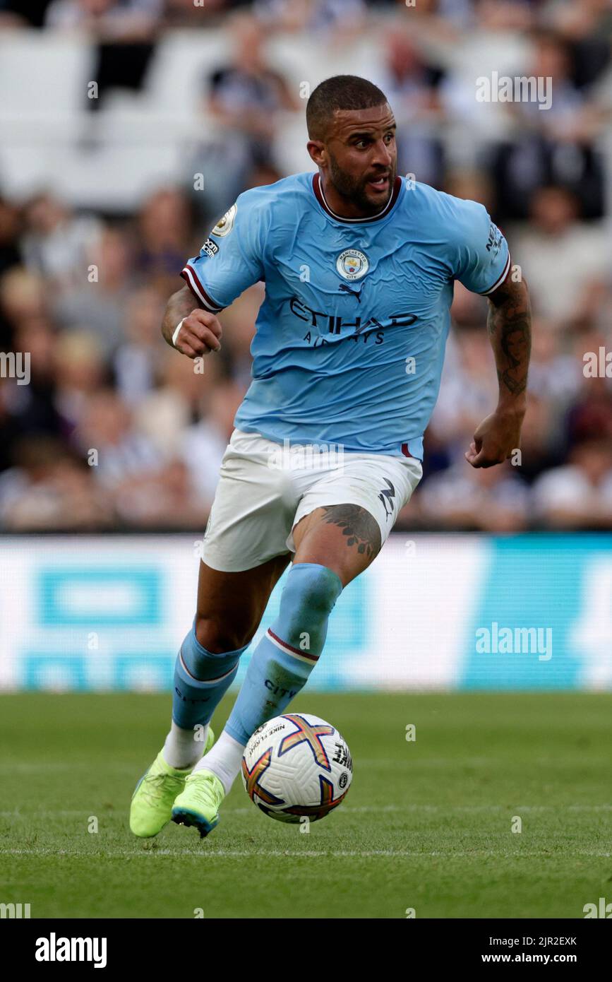 Newcastle, UK, 21/08/2022, KYLE WALKER, MANCHESTER CITY FC, 2022Credit: Allstar Picture Library/ Alamy Live News Stock Photo