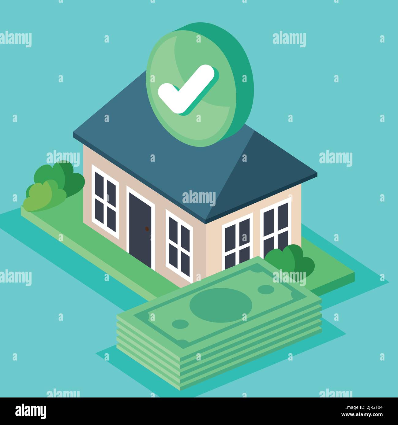 house and bills real estate Stock Vector Image & Art Alamy