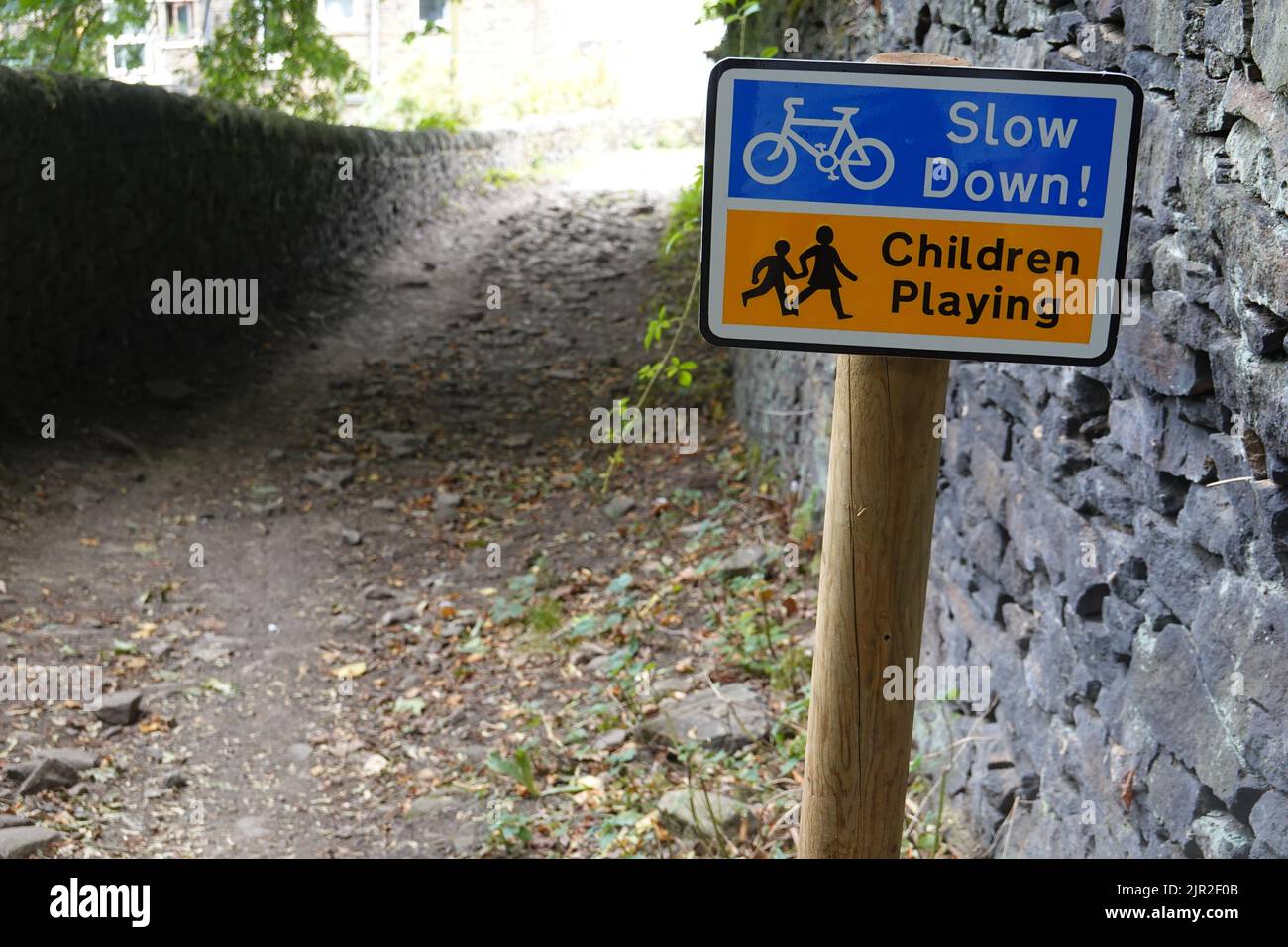 Slow down children hi-res stock photography and images - Alamy