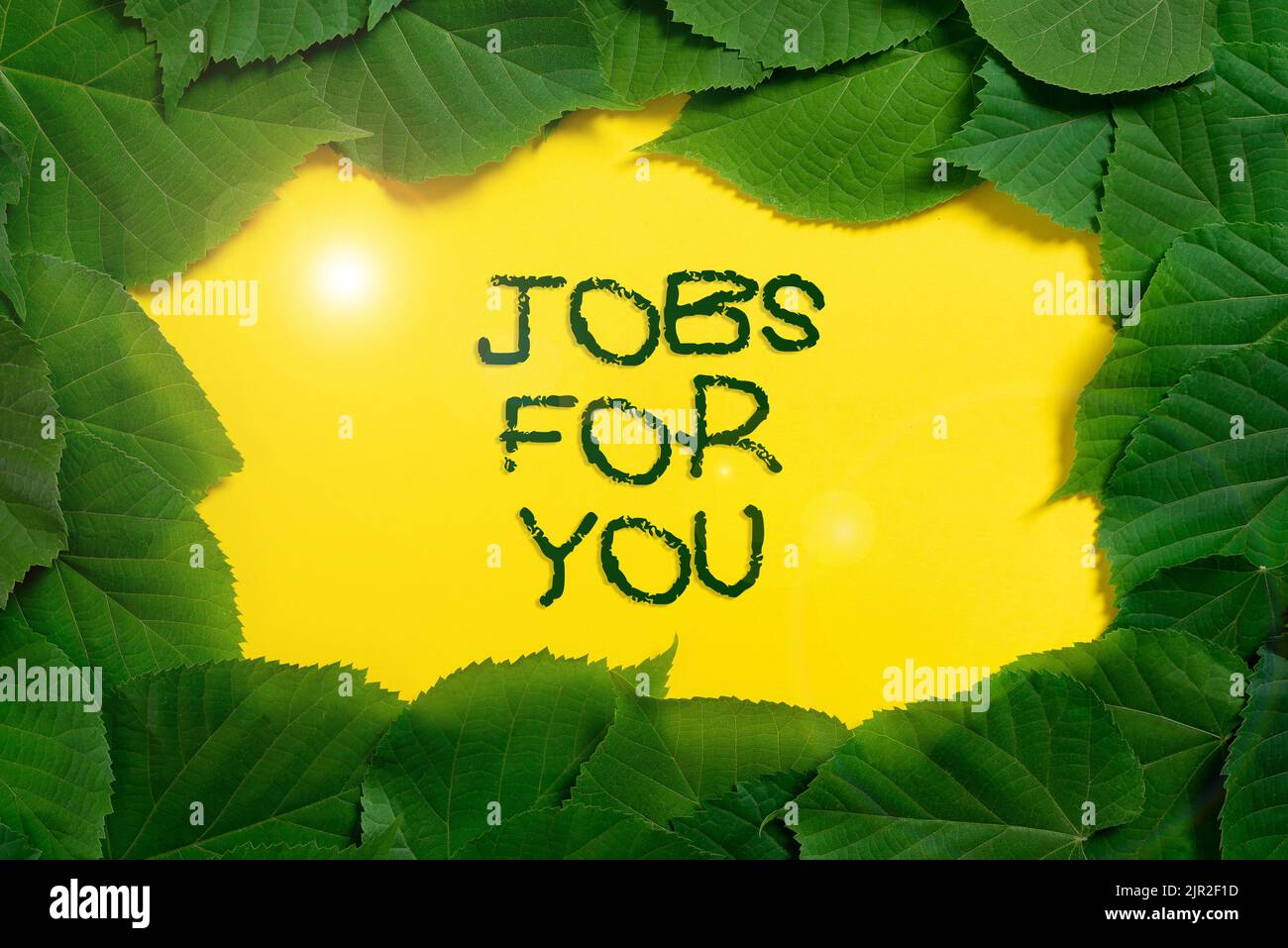 Hand writing sign Jobs For You. Business concept List of available