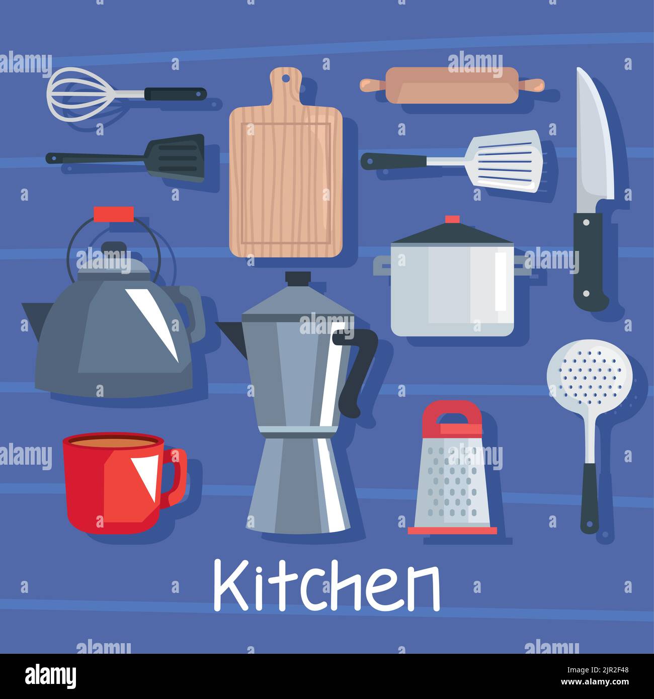 twelve kitchen utensils icons Stock Vector Image & Art - Alamy