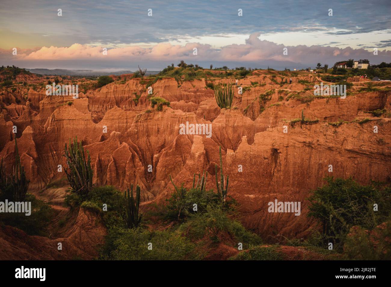 The Tatacoa Desert, located north of Huila Department in Colombia Stock Photo