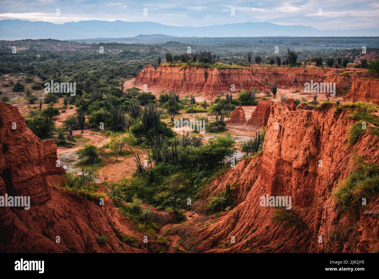 The Tatacoa Desert, located north of Huila Department in Colombia Stock Photo