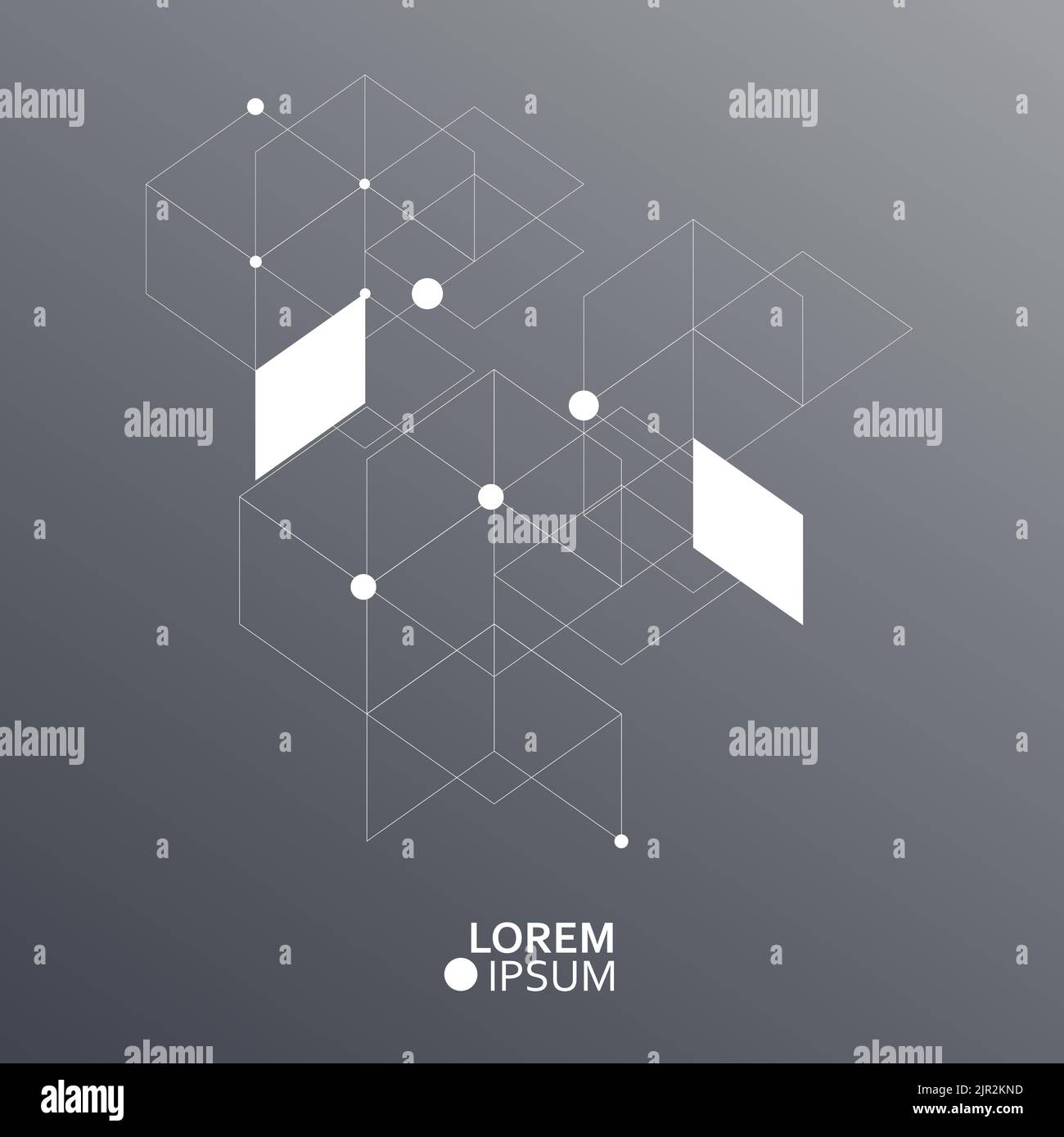Vector Hexagons Pattern. Connection, genetic, science, chemicaland and ...