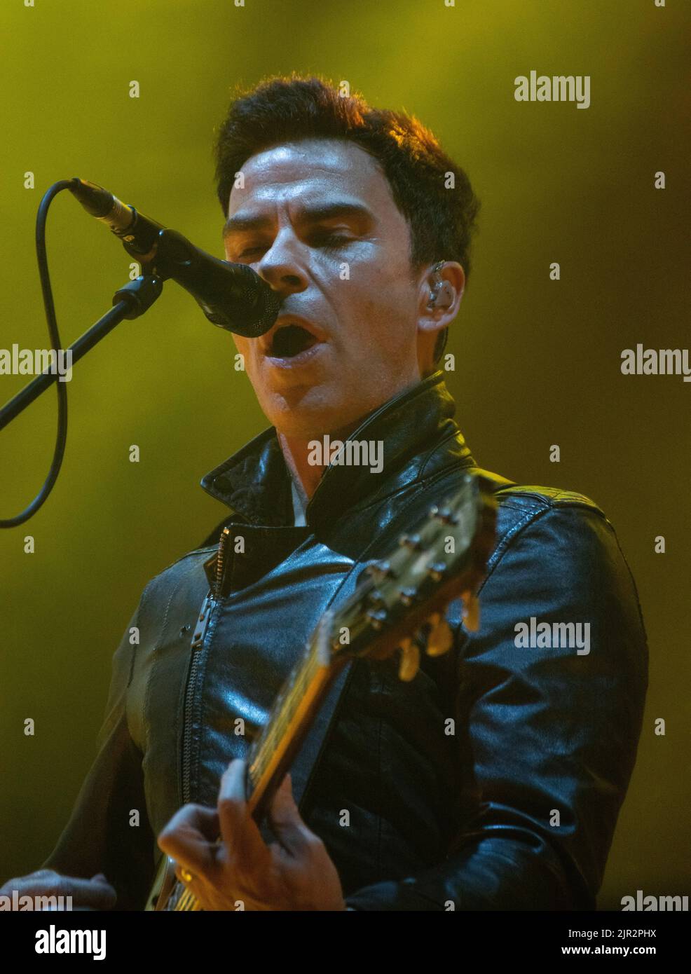 Kelly Jones, Lead Singer of The Stereophonics as they headline the main stage at Hardwick Festival, Sedgefield, County Durham. Saturday 20th August 20 Stock Photo