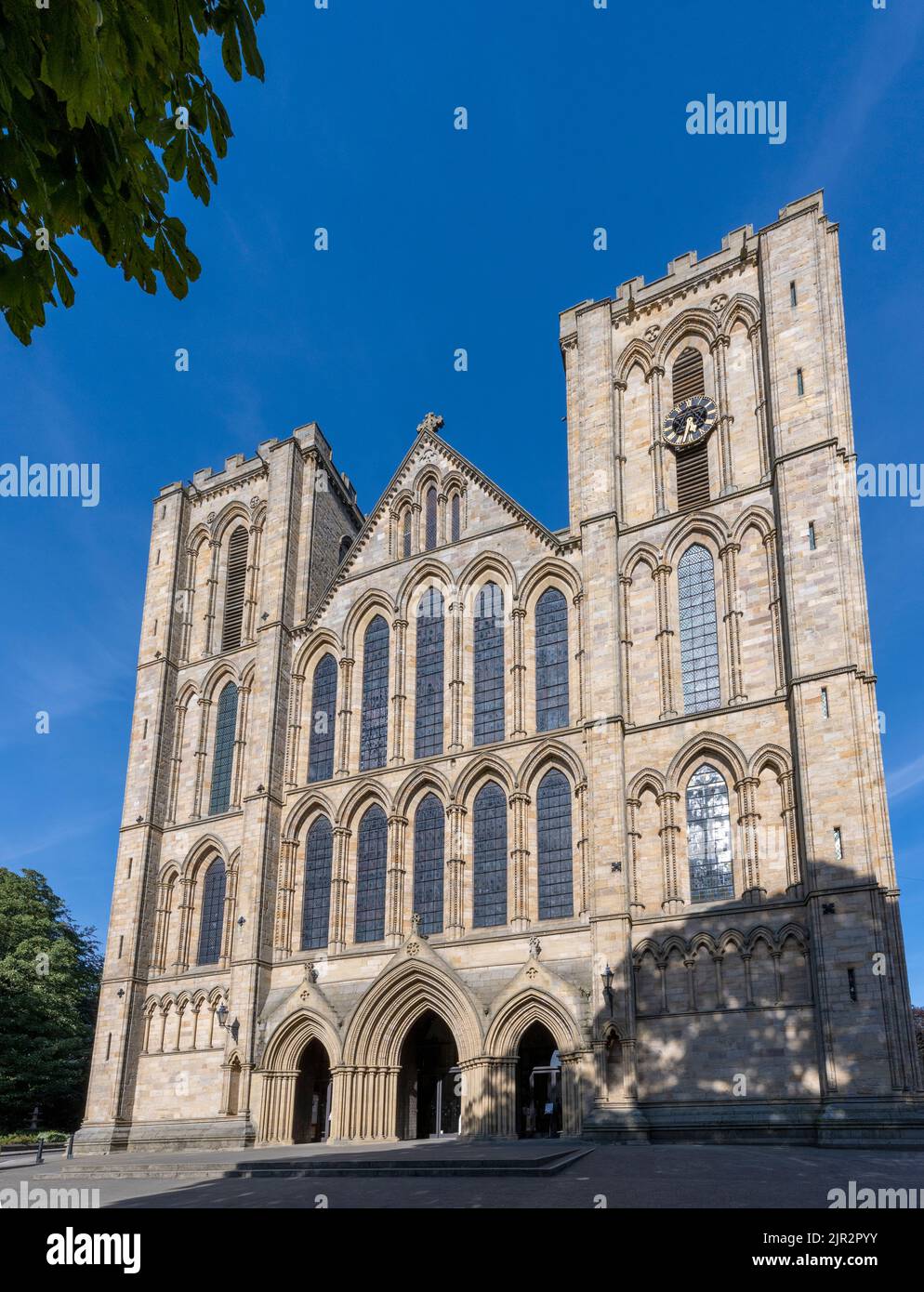 The Cathedral Church of St Peter and St Wilfrid - Ripon Cathedral - Ripon, North Yorkshire, England, UK Stock Photo