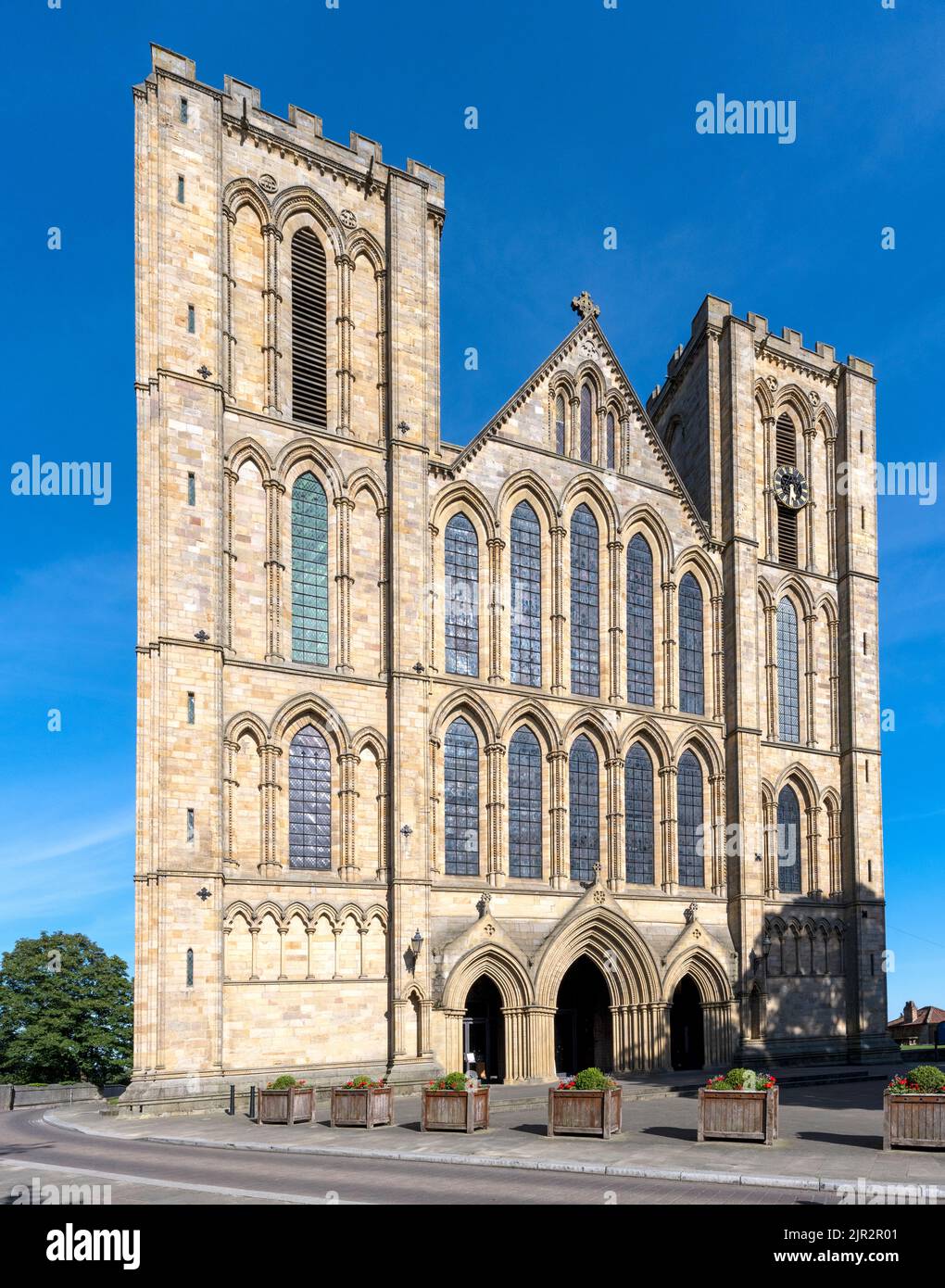 The Cathedral Church of St Peter and St Wilfrid - Ripon Cathedral - Ripon, North Yorkshire, England, UK Stock Photo