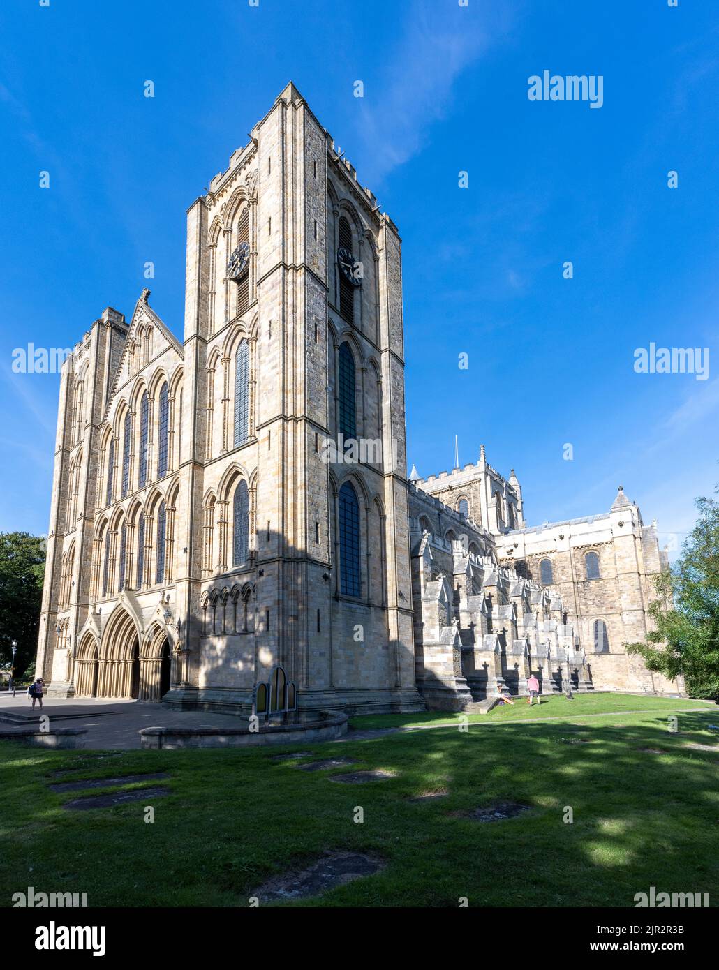 The Cathedral Church of St Peter and St Wilfrid - Ripon Cathedral - Ripon, North Yorkshire, England, UK Stock Photo