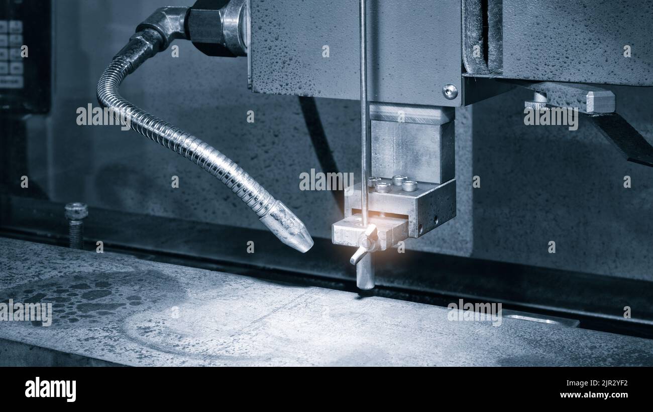 Cutting Of Metal From Laser Modern Industrial Technology Concept Stock cutting-of-metal-from-laser-modern-industrial-technology-concept-stock