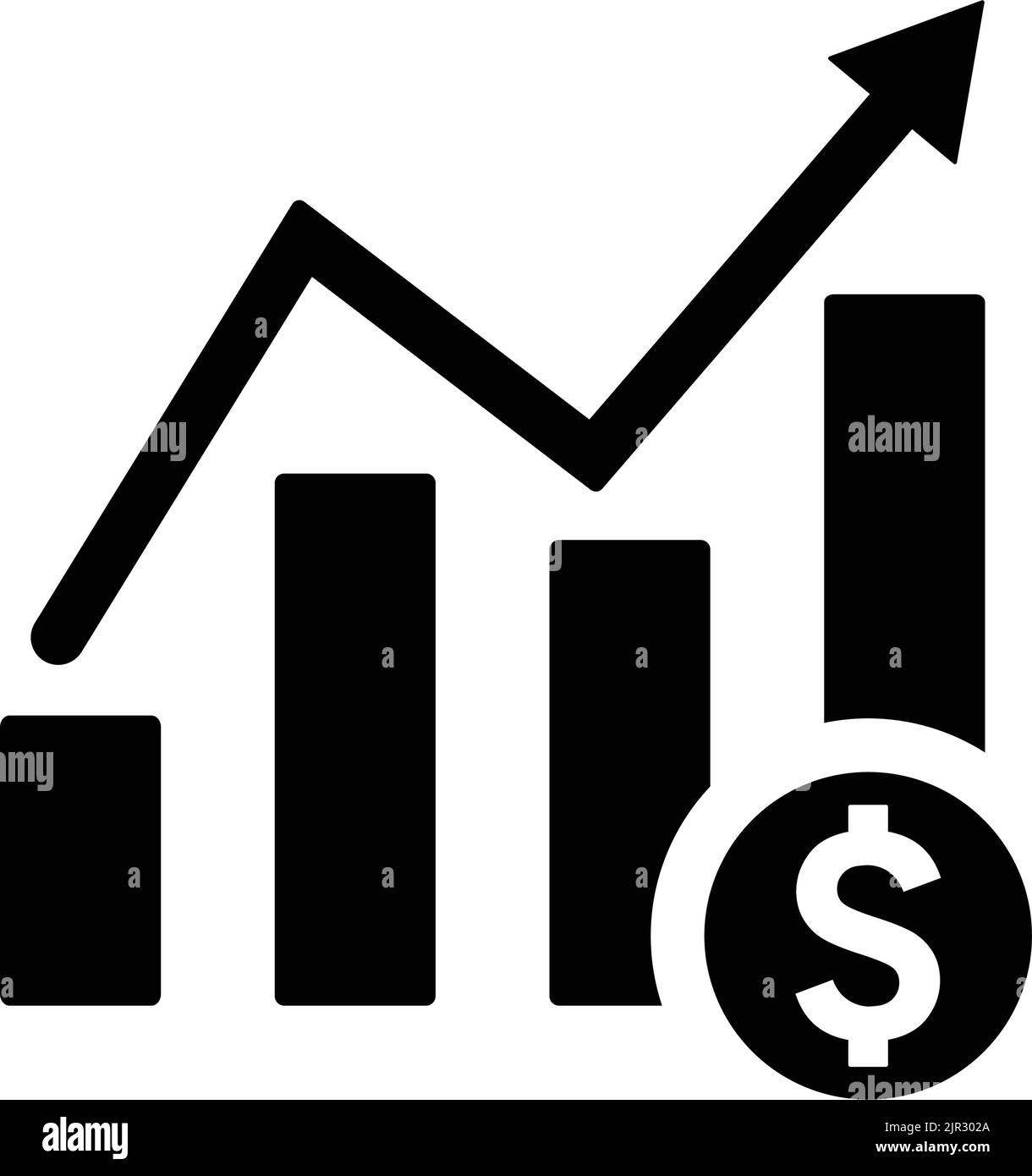 Chart, growth, business icon - Vector EPS file. Perfect use for print ...
