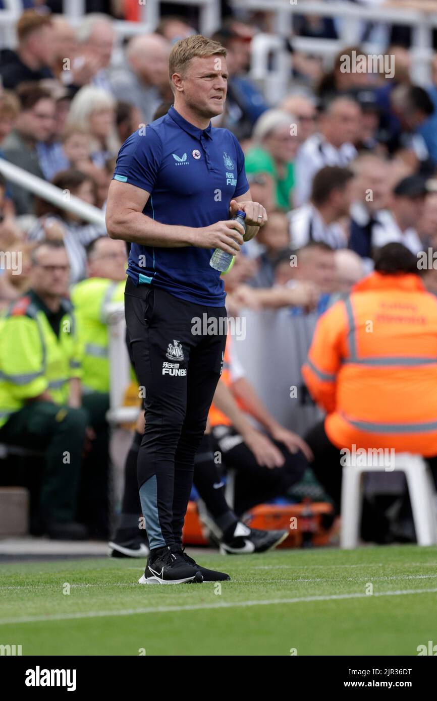 Newcastle, UK, 21/08/2022, EDDIE HOWE, NEWCASTLE UNITED MANAGER, 2022Credit: Allstar Picture Library/ Alamy Live News Stock Photo