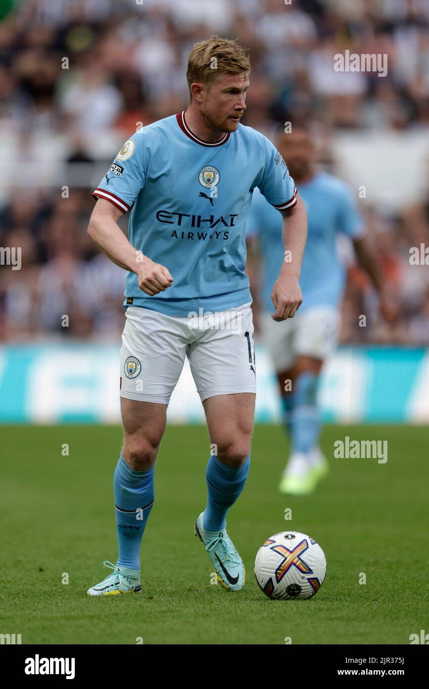 Newcastle, UK, 21/08/2022, KEVIN DE BRUYNE, MANCHESTER CITY FC, 2022Credit: Allstar Picture Library/ Alamy Live News Stock Photo