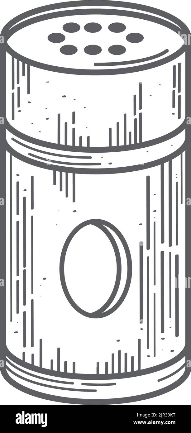 salt shaker utensil sketch Stock Vector Image & Art Alamy