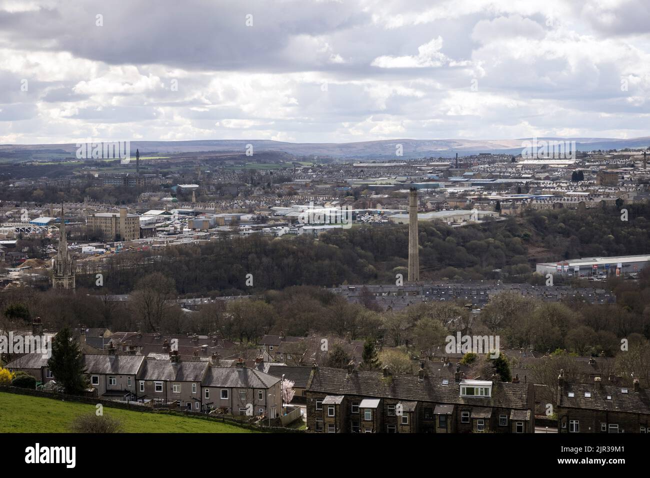 A view of Halifax West Yorkshire Stock Photo Alamy