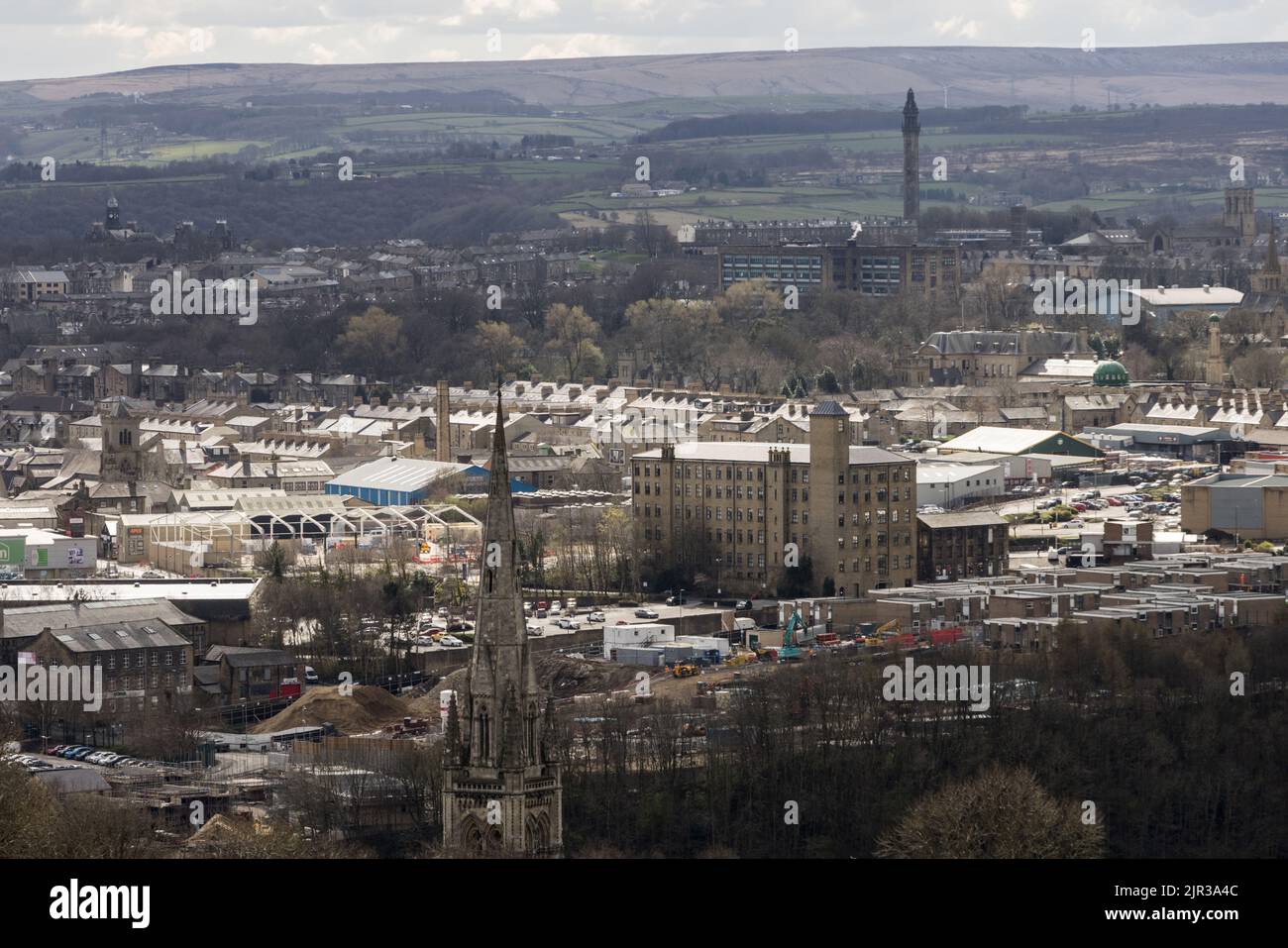 A view of Halifax West Yorkshire Stock Photo Alamy