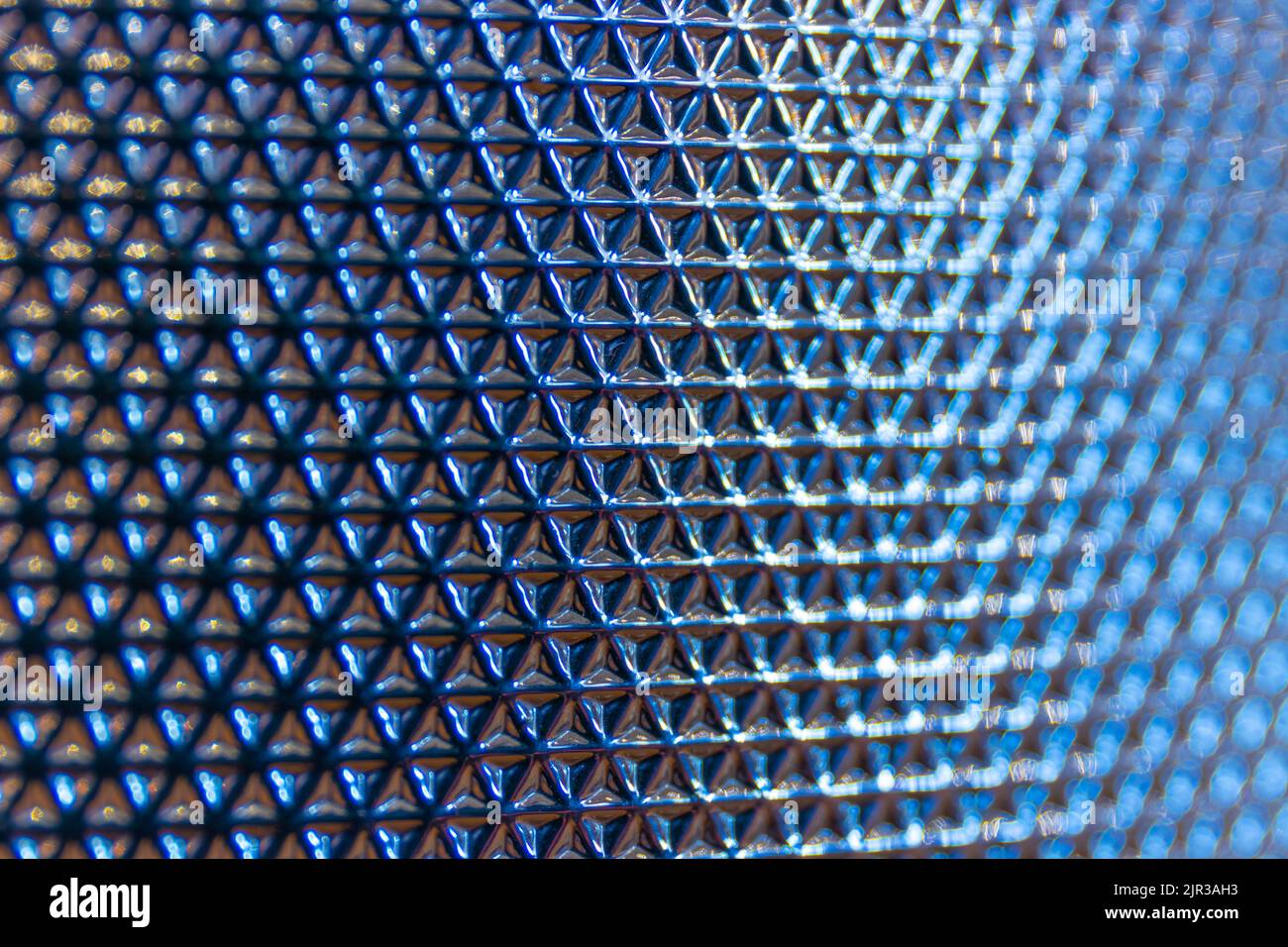 Abstract blue geometric design suitable for background or copyspace. Stock Photo
