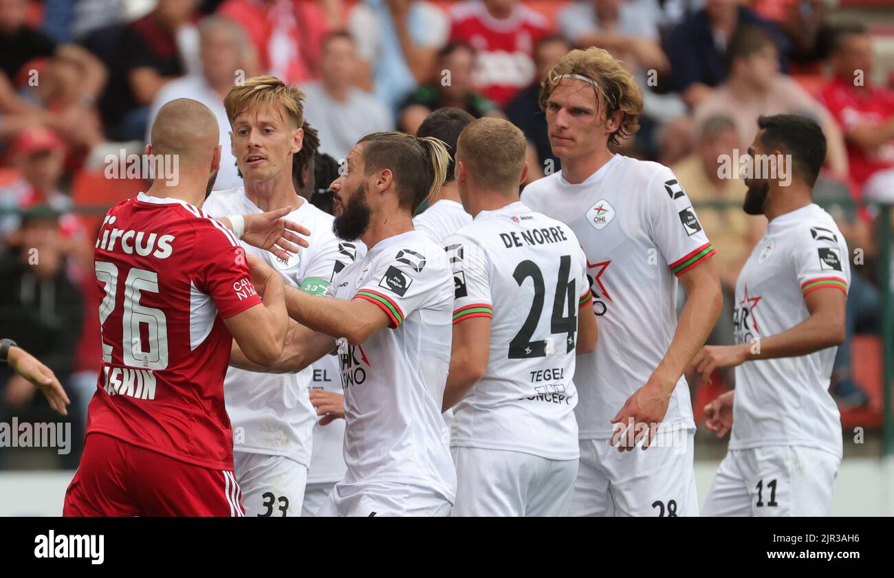 Liege, Belgium, 21 August 2022, Standard's Nicolas Raskin pictured