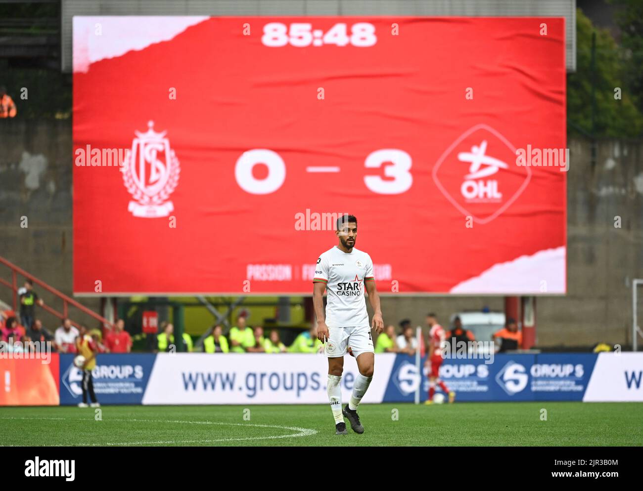 Liege, Belgium, 21 August 2022, OHL's Mousa Suleiman Tamari is pictured