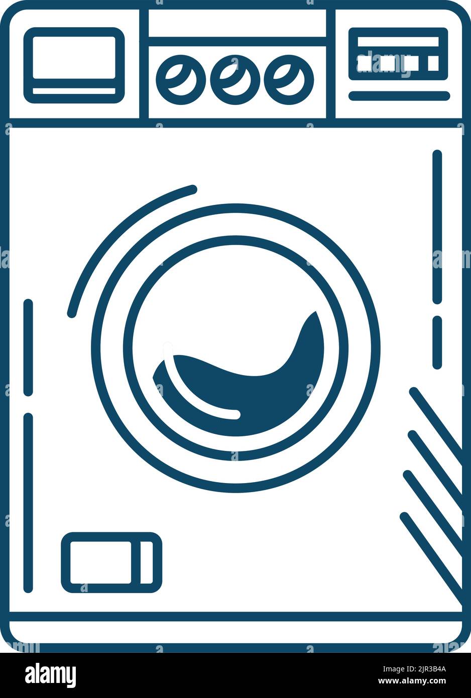 Washing Machine Vector Image washing machine appliance Stock Vector Image & Art - Alamy