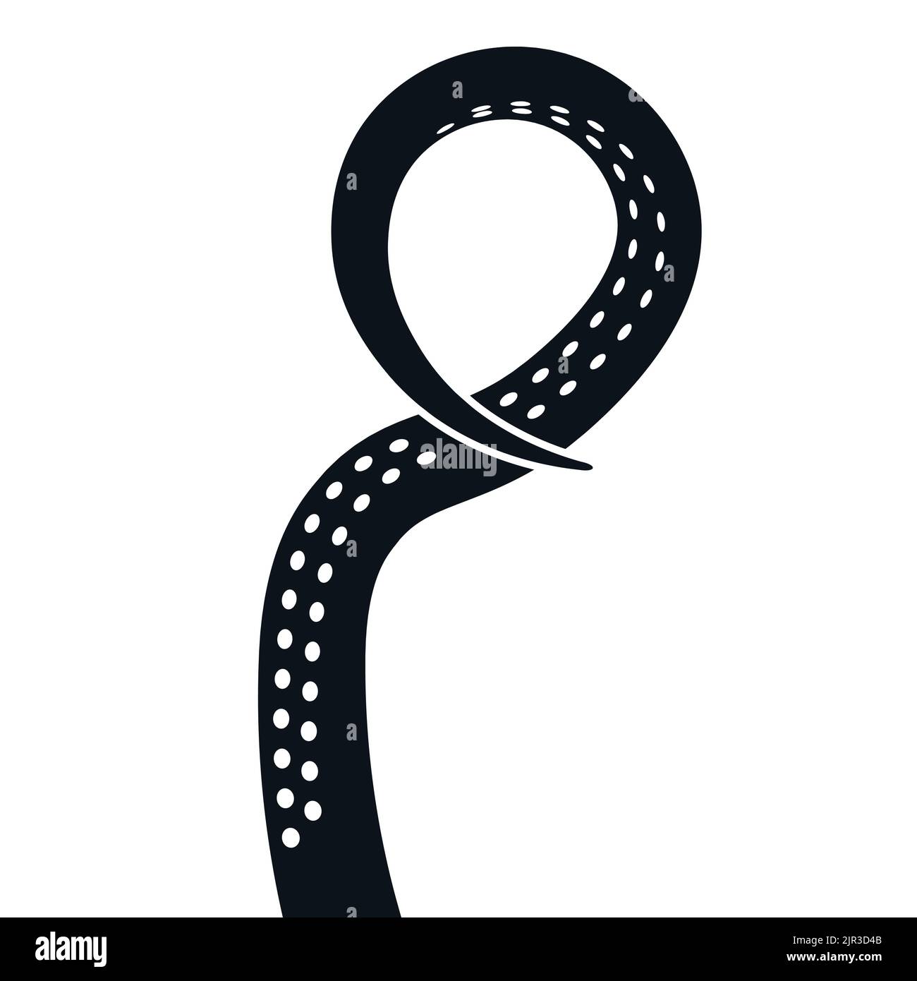 Octopus tentacle vector giant illustration monster sea creature ...