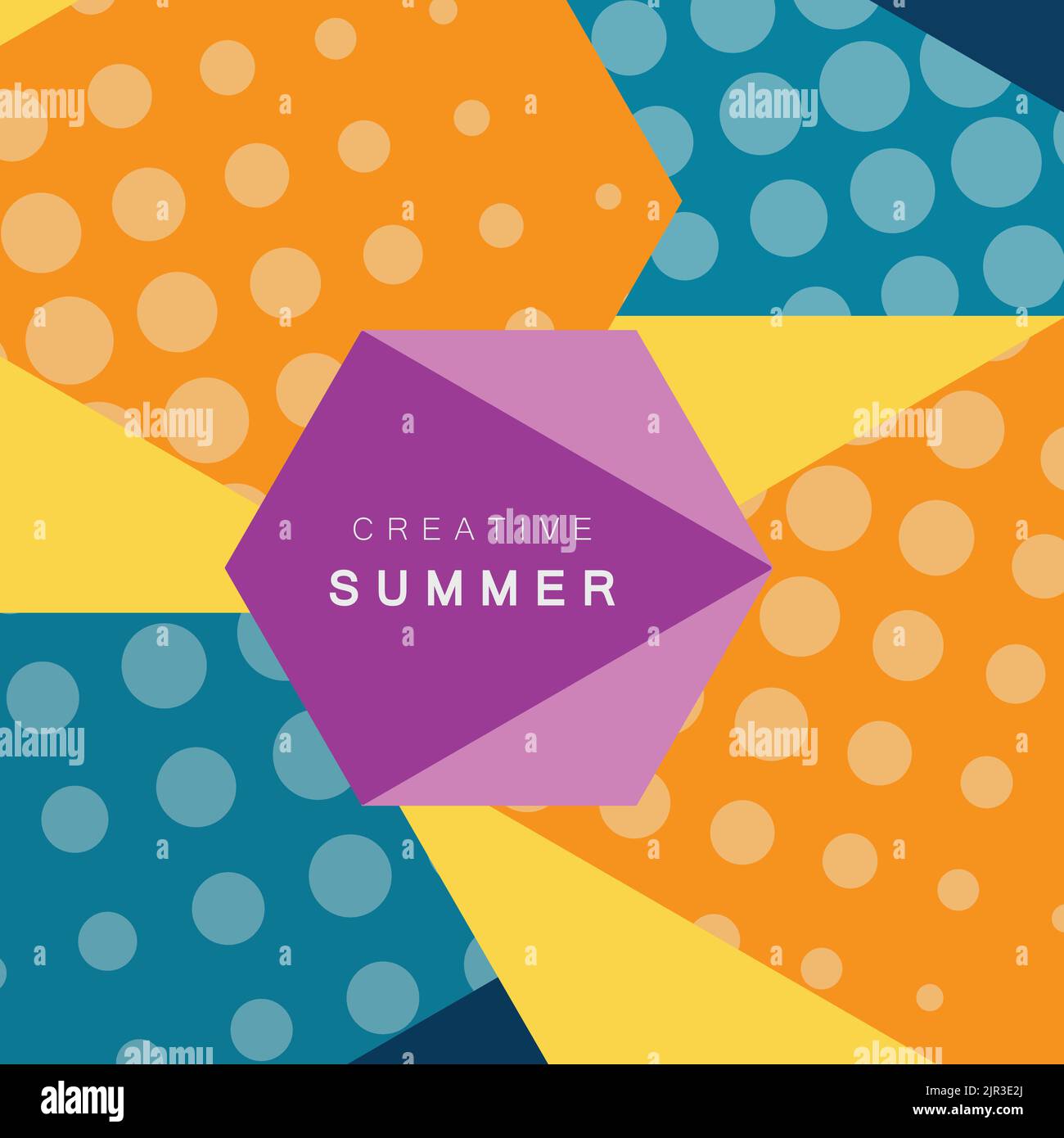 Vector abstract hexagonal background with halftone Stock Vector Image ...