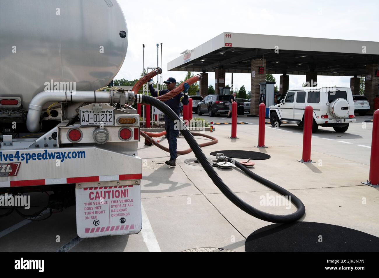 Woodstock, USA. 21st Aug, 2022. A Costco Wholesale Gas station