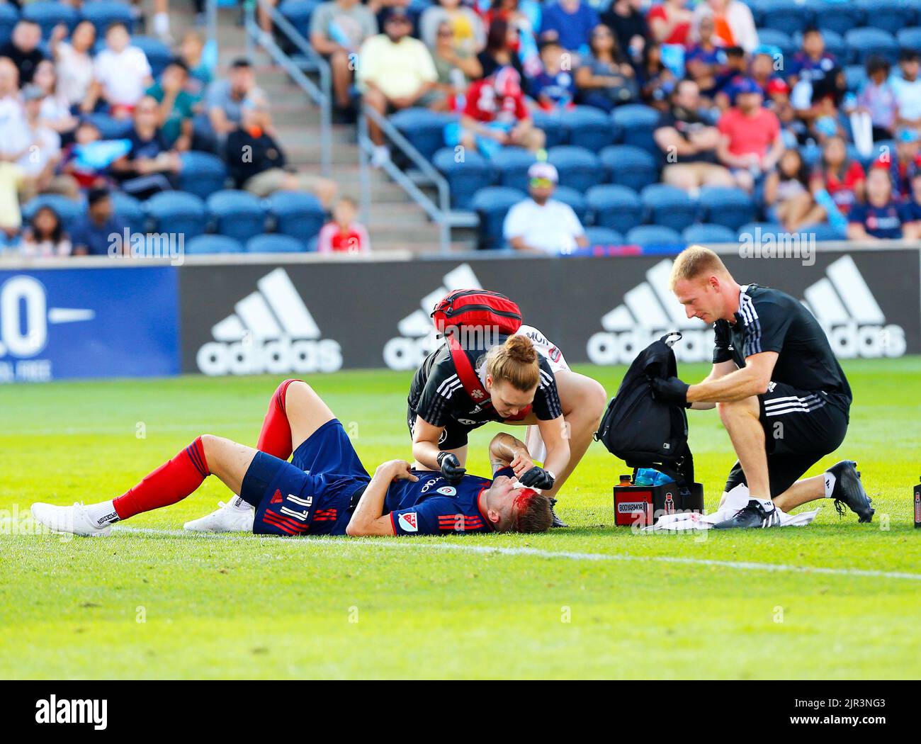 Real Injury Image American football injury head hi-res stock photography and images - Alamy