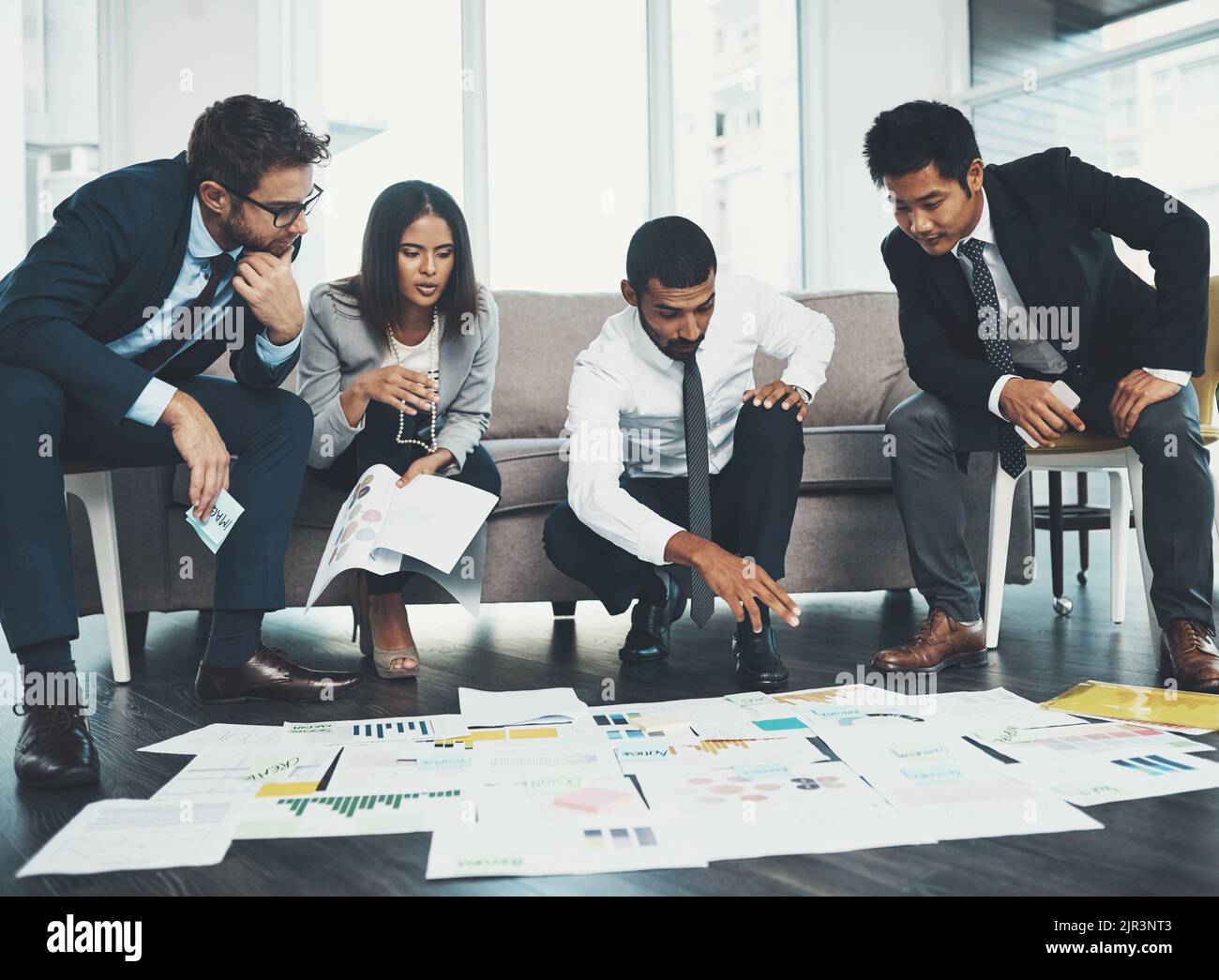 Generating actionable ideas for positive change. businesspeople having ...