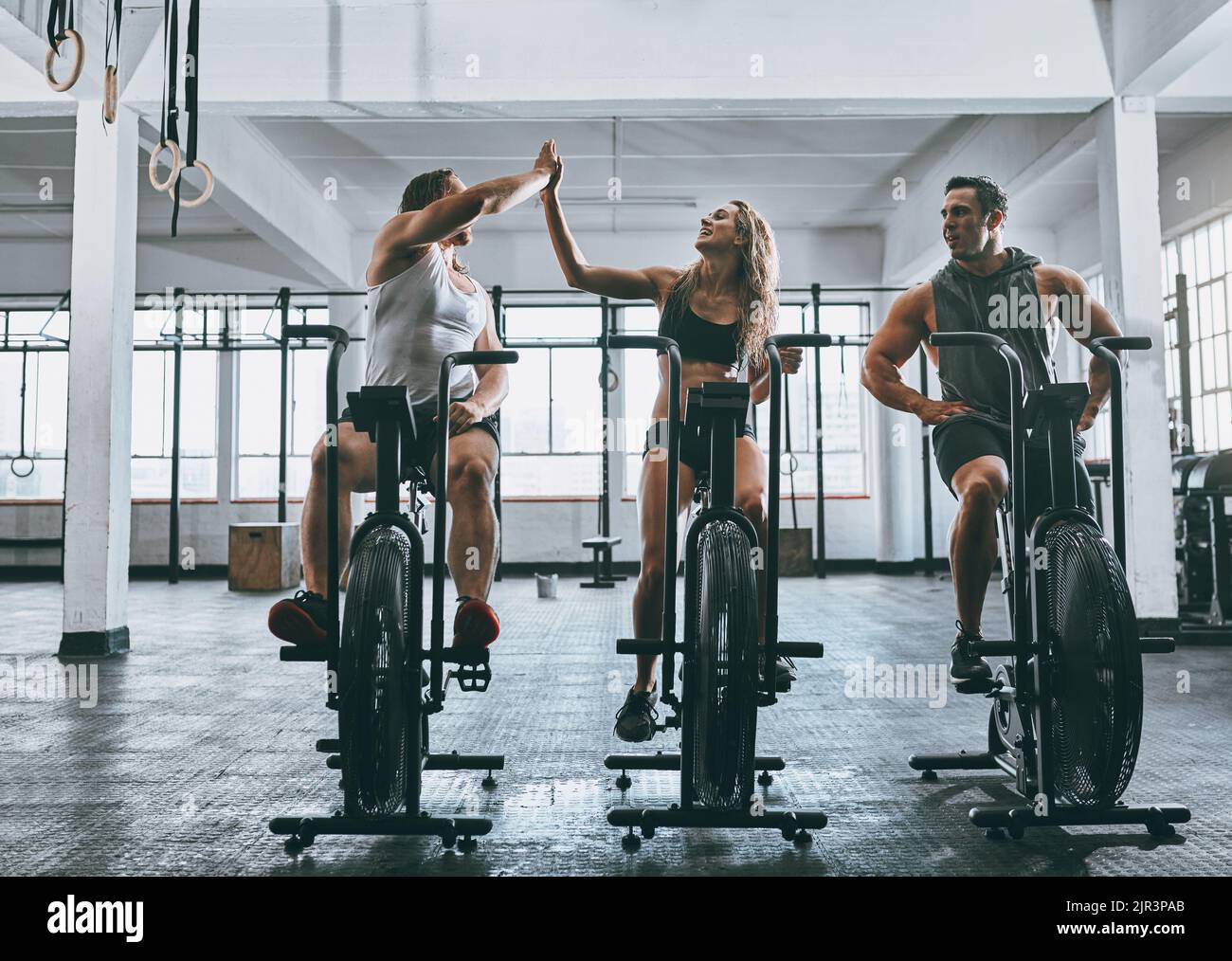 Elliptical machines hi res stock photography and images Alamy