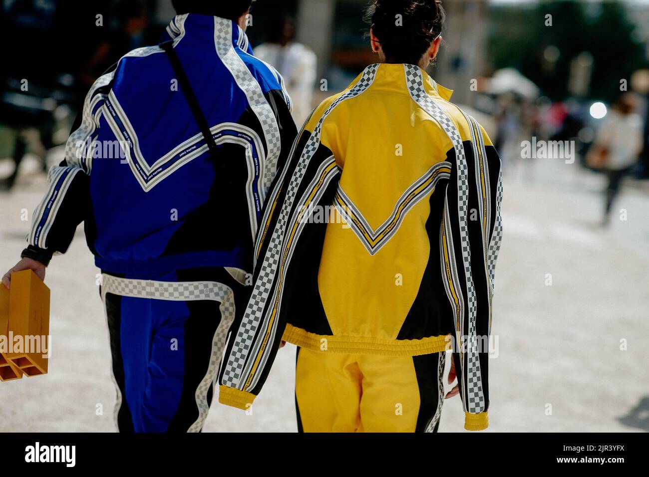 Street style, arriving at Louis Vuitton Spring Summer 2021 show, held at La  Samaritaine, Paris, France, on October 6, 2020. Photo by Marie-Paola  Bertrand-Hillion/ABACAPRESS.COM Stock Photo - Alamy