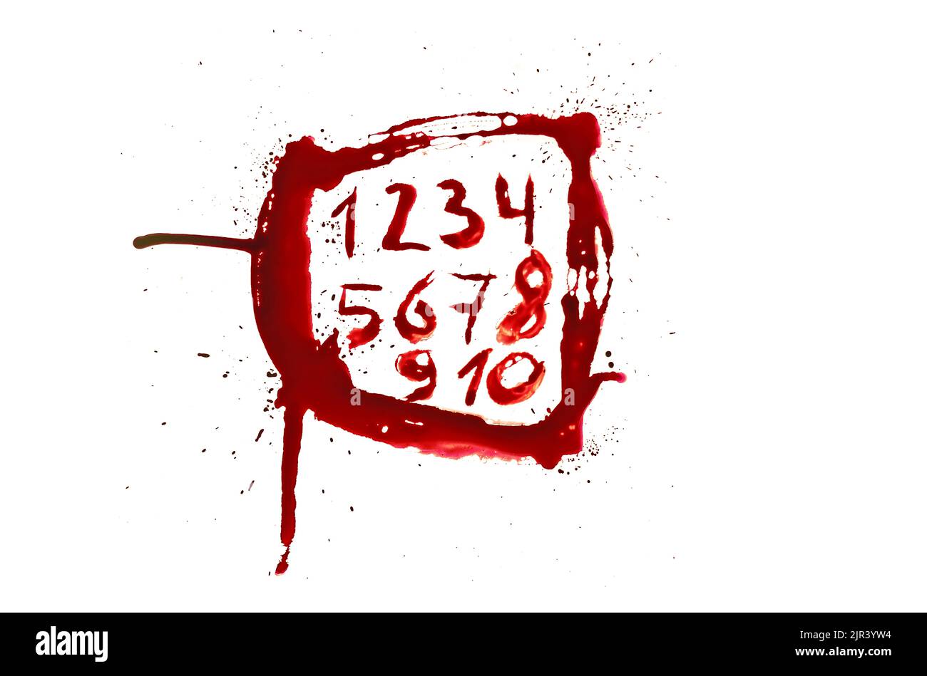 Written with blood hi-res stock photography and images - Alamy