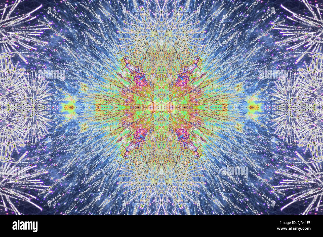 abstract background fireworks in the night sky, fireworks holiday as ...
