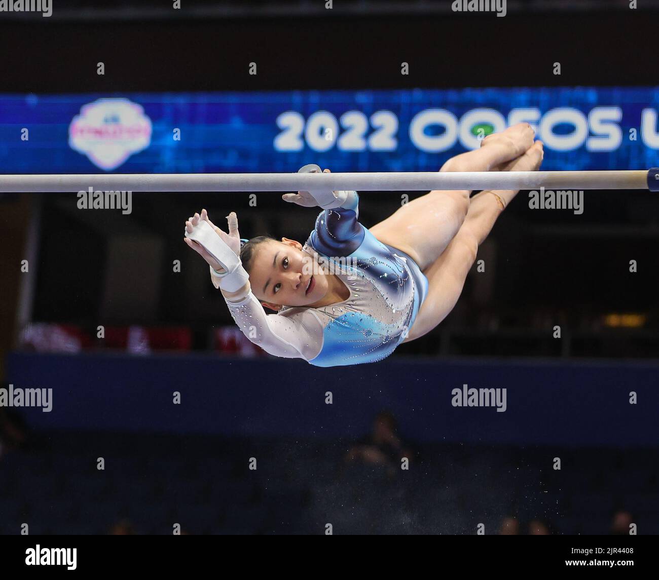 Tampa, FL. US, August 21, 2022 Leanne Wong of GAGE transitions between