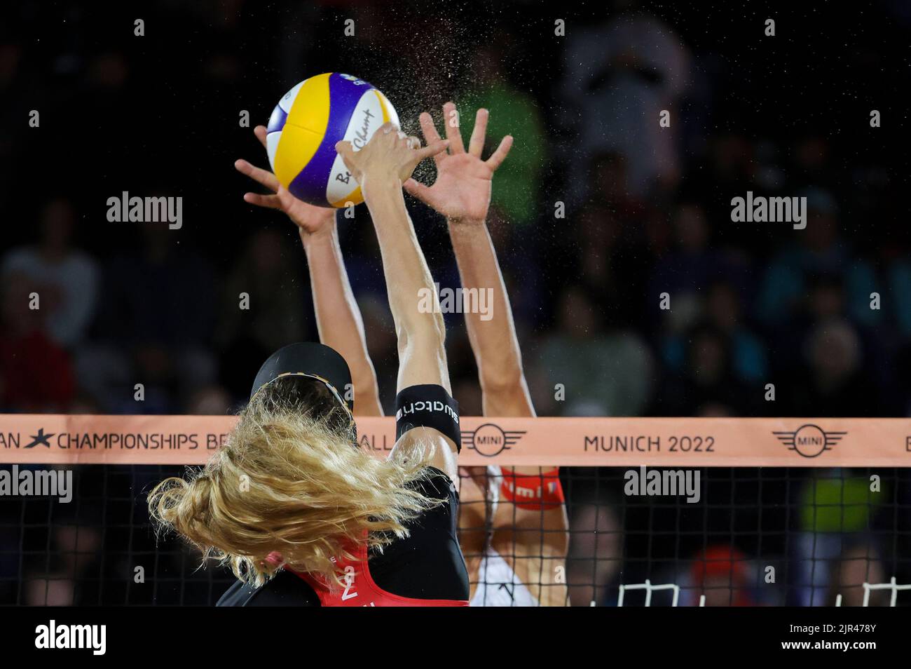 Munich, Germany. 20th Aug, 2022. Volleyball/Beach European