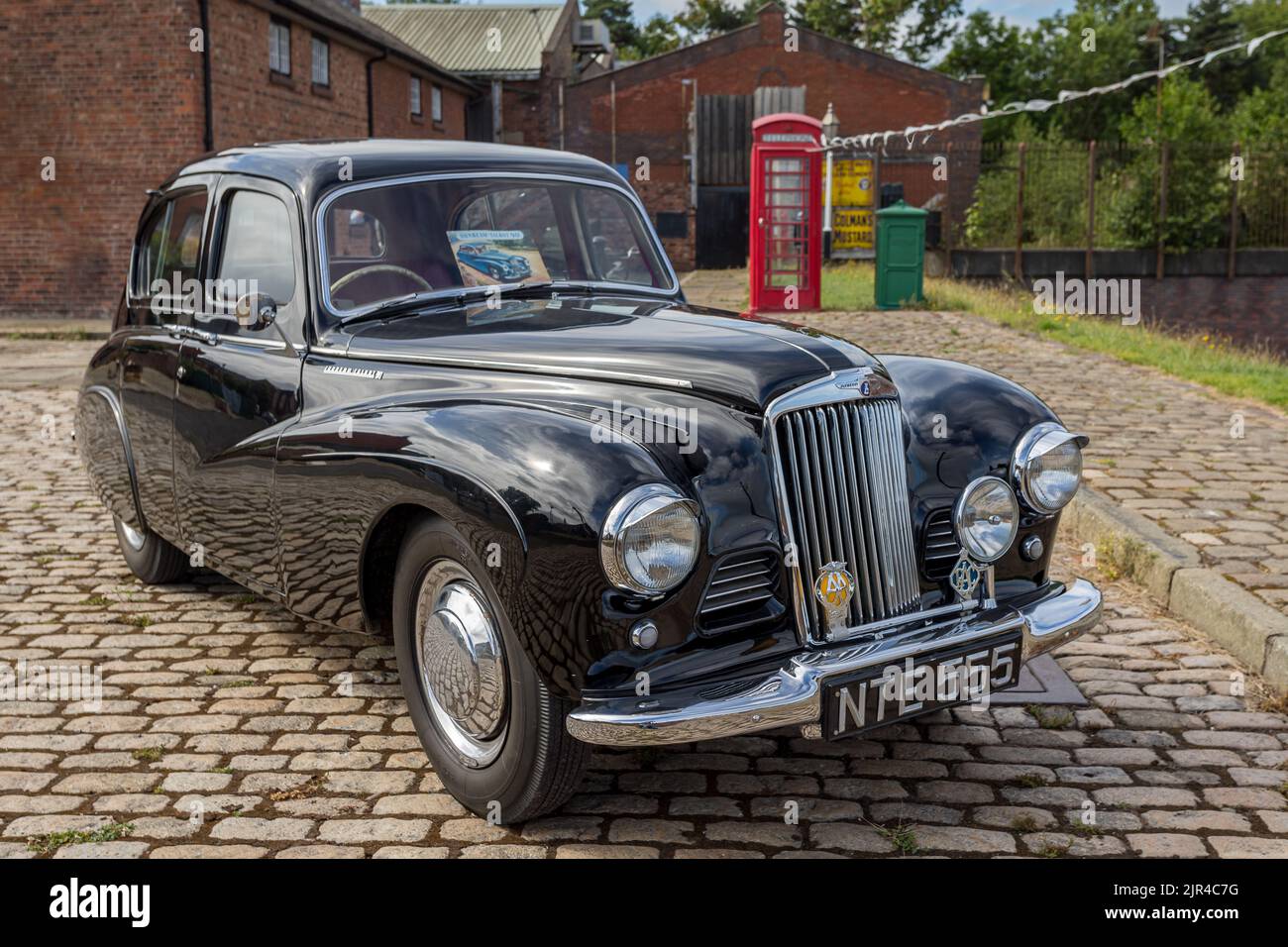 Sunbeam-Talbot 90 classical car captured as an HDR image in Cheshire in ...